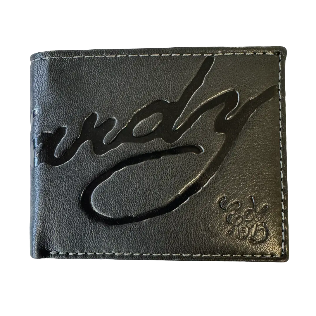 Ed Hardy Embossed Signature Bifold Wallet