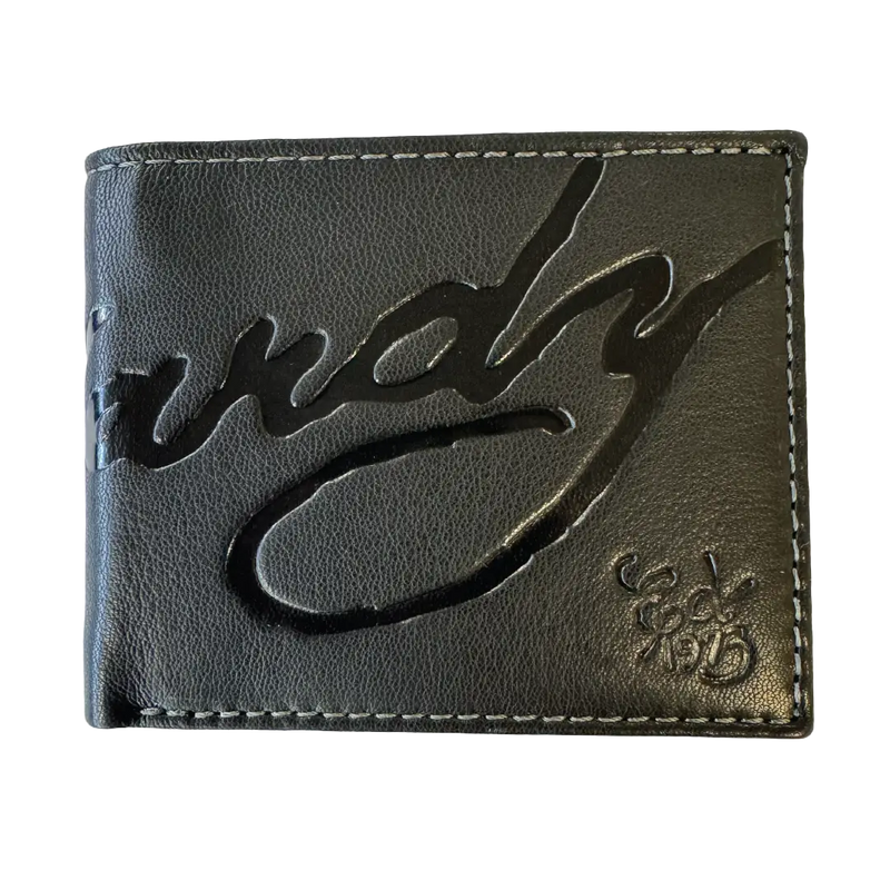 Ed Hardy Embossed Signature Bifold Wallet
