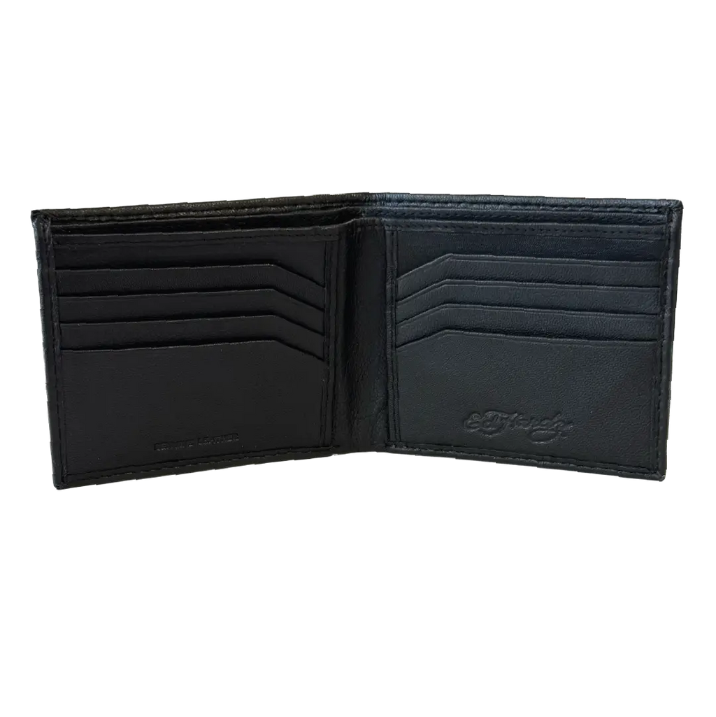 Ed Hardy Embossed Signature Bifold Wallet
