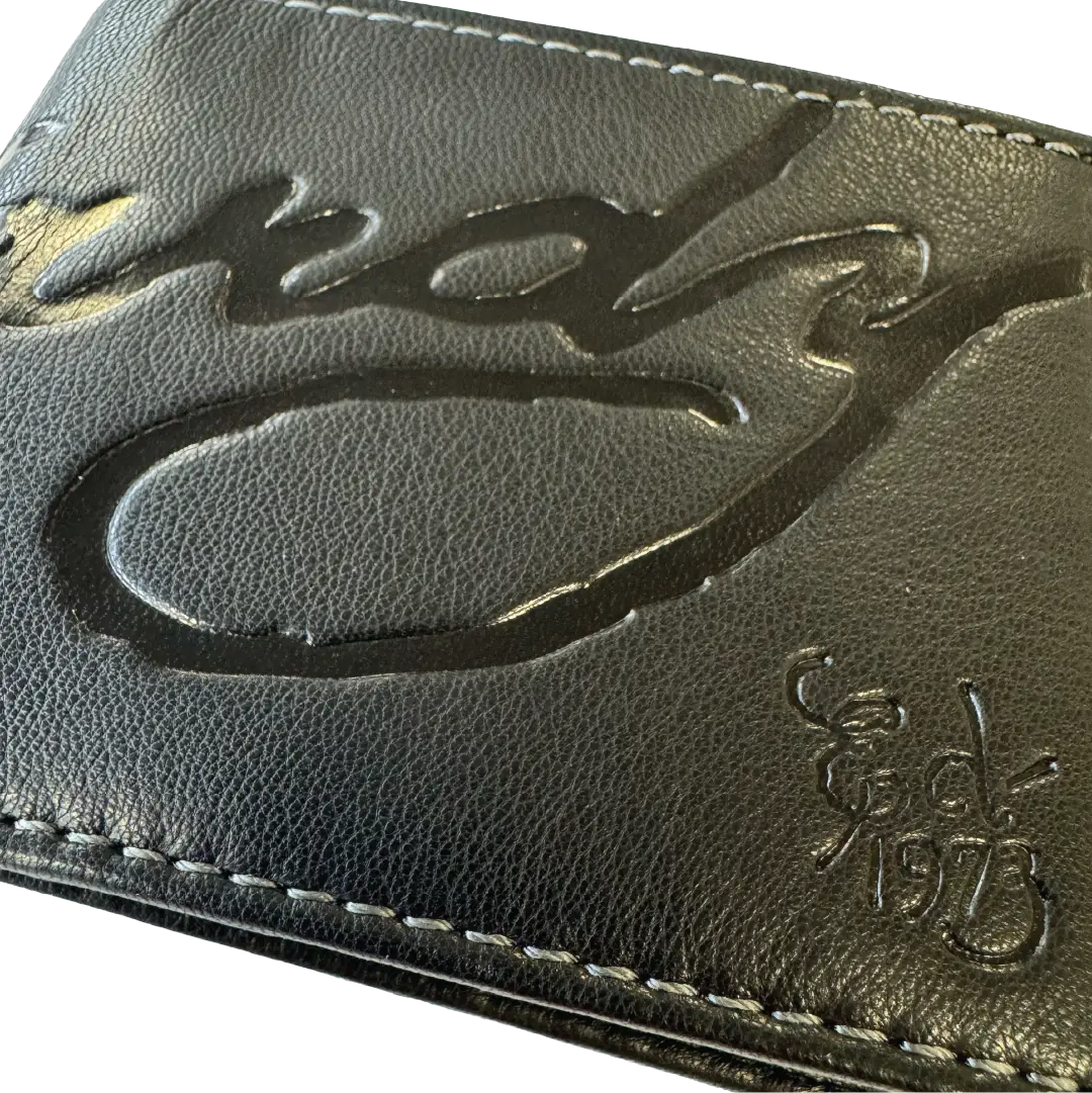 Ed Hardy Embossed Signature Bifold Wallet