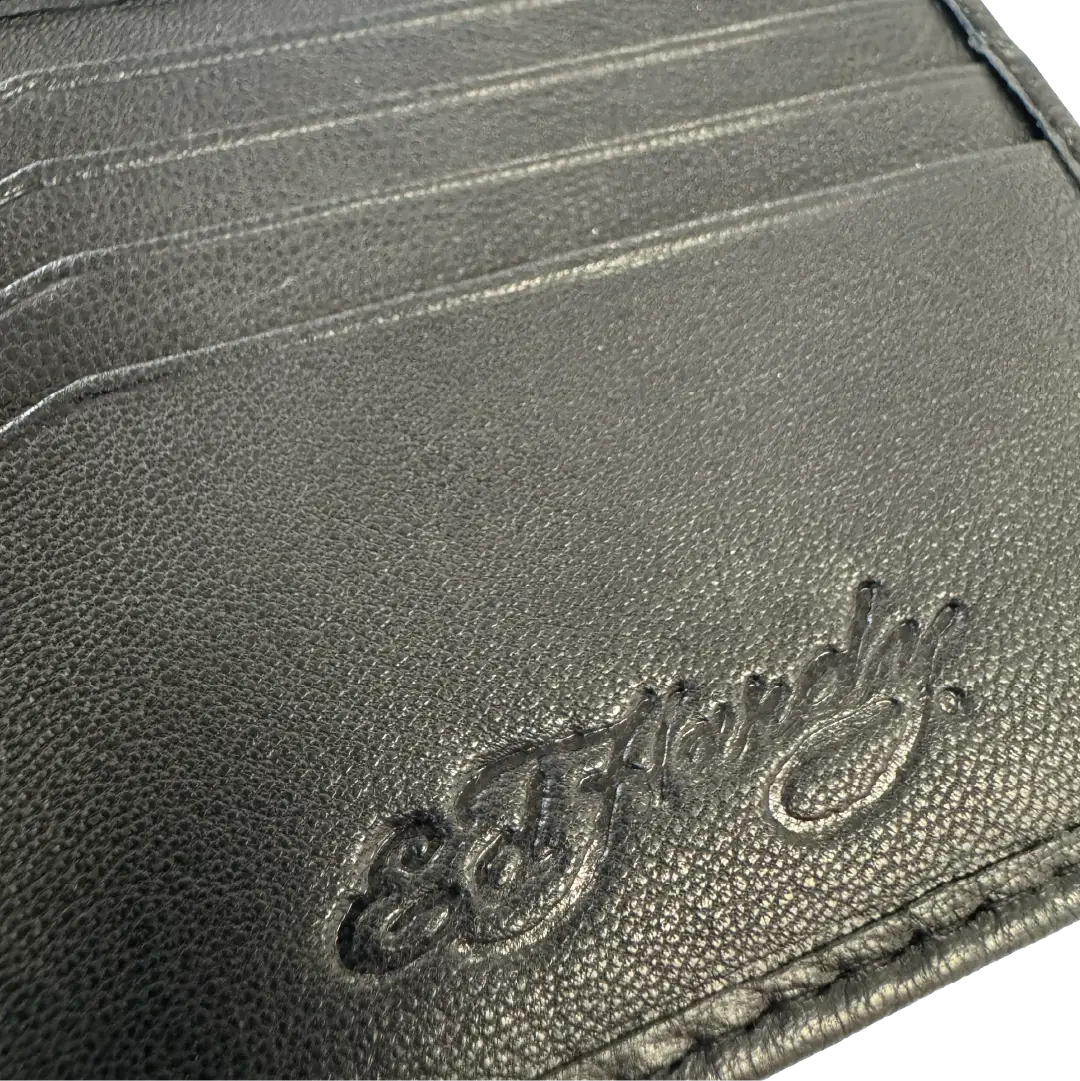 Ed Hardy Embossed Signature Bifold Wallet