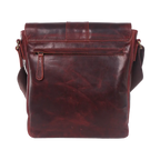 Gino Ferrari Thatcham Leather Messenger Bag in tan