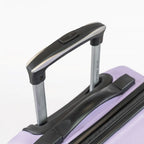 The durable handle of the suitcase.