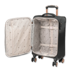 Biella 55cm Black Small Suitcase - Bags For All