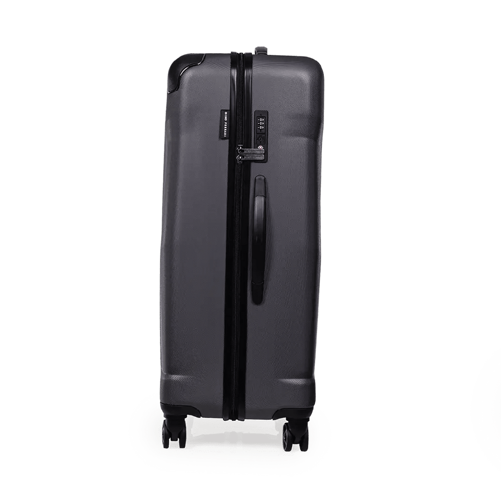 Quasar 59cm Grey Medium Suitcase - Bags For All