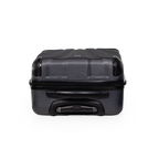 Black suitcase on a white background