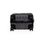 Black suitcase on a white background