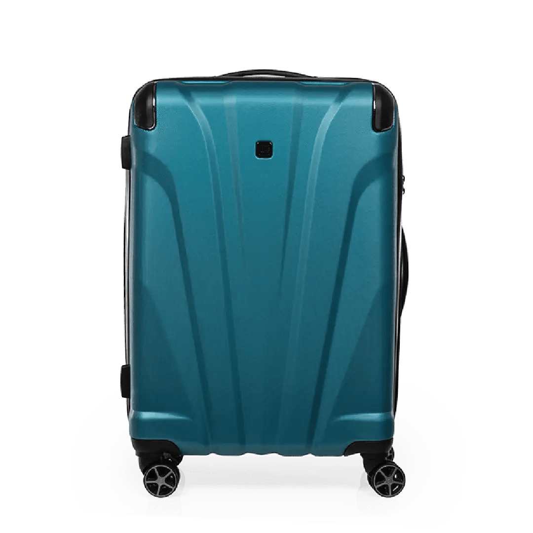 Quasar 59cm Grey Medium Suitcase - Bags For All