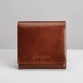Etrusco Tan Leather Coin Wallet