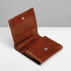 Etrusco Tan Leather Coin Wallet
