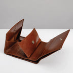 Etrusco Tan Leather Coin Wallet