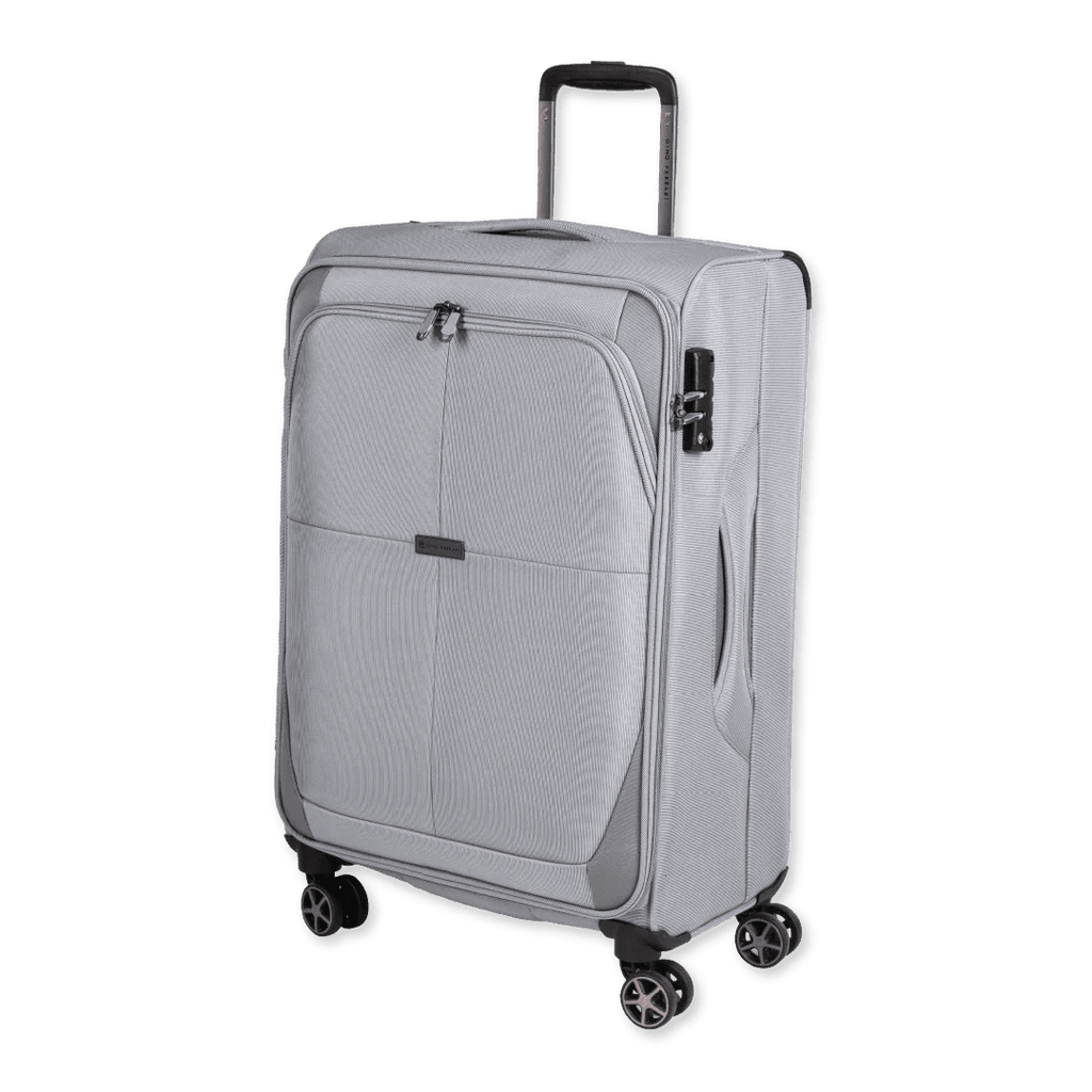 Omis 67cm Black Medium Suitcase - Bags For All