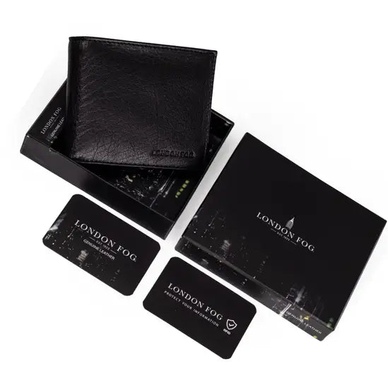 London Fog LFW003 Waterloo - 11CC Bi fold Wallet with Flip-Up I.D Product features