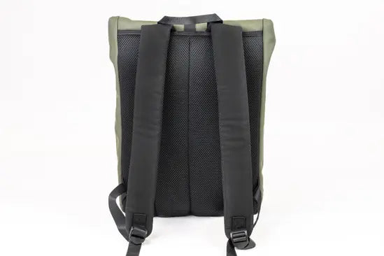 Roll-Top Weatherproof School Laptop Backpack 13.5L Office Bag Durable Rucksack