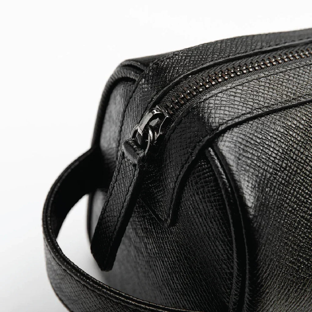Tan Leather Wash Bag - Bags For All